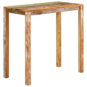 Barový stůl 112 x 55 x 108 cm masivní recyklované dřevo - obrázek 12