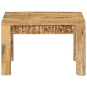 Konferenční stolek 55 x 55 x 35 cm masivní mangovníkové dřevo - obrázek 3