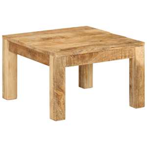 Konferenční stolek 55 x 55 x 35 cm masivní mangovníkové dřevo - obrázek 10