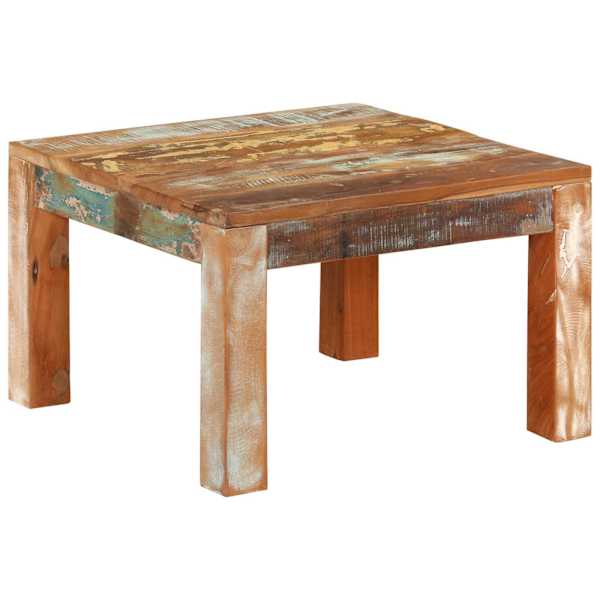 vidaXL kohvilaud, 55 x 55 x 35 cm, taastatud puit