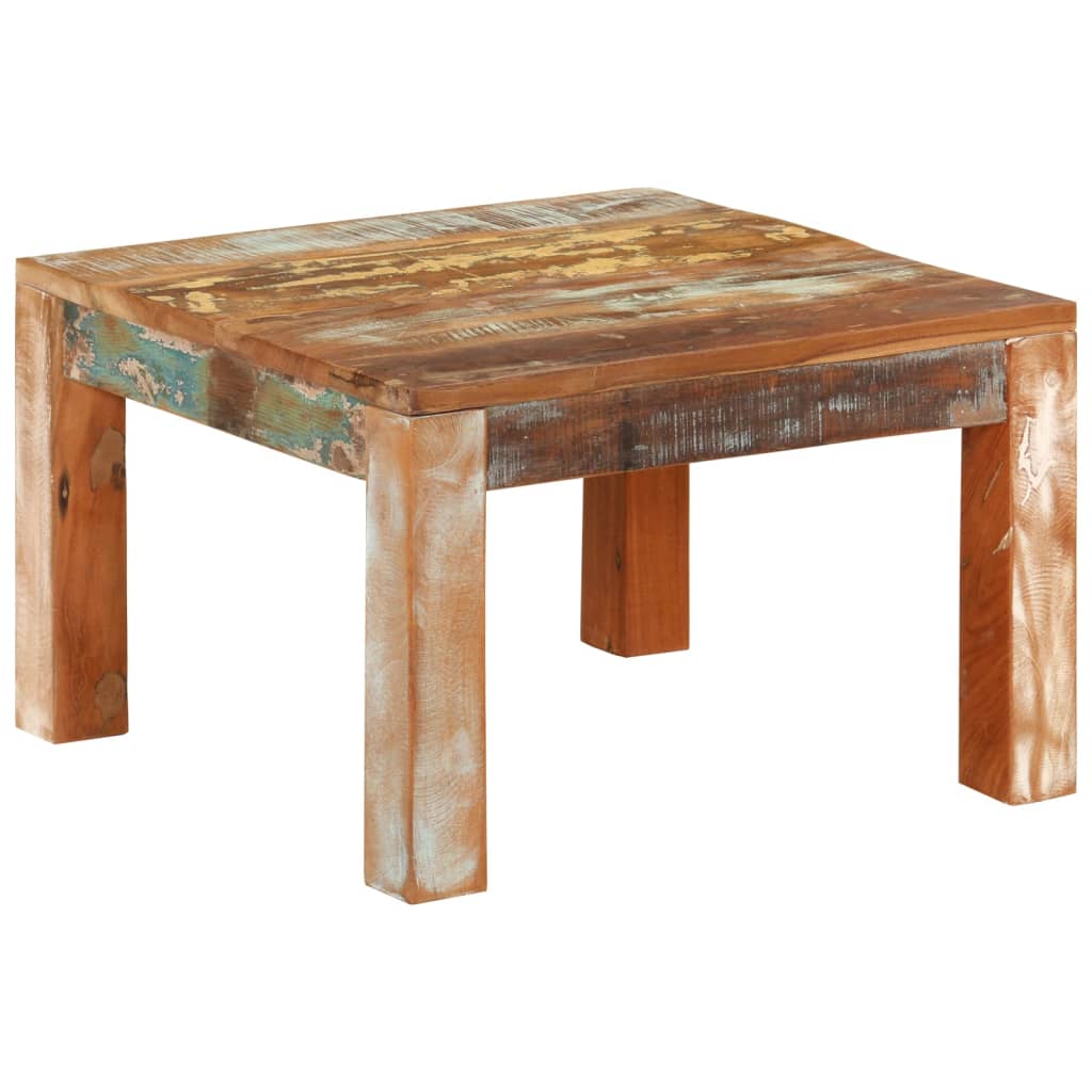 Image of vidaXL Coffee Table 55x55x35 cm Solid Wood Reclaimed