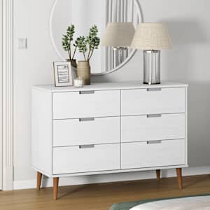 Predalnik MOLDE bel 113x40x80 cm trdna borovina