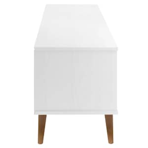 TV stolek MOLDE bílý 158 x 40 x 49 cm masivní borové dřevo - obrázek 8