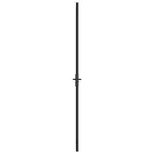 Interiérové dveře 76 x 201,5 cm černé matné sklo a hliník - obrázek 4