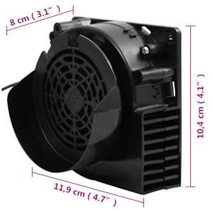 Světelný LED řetěz s 66 LED diodami a ventilátorem 660 cm - obrázek 8