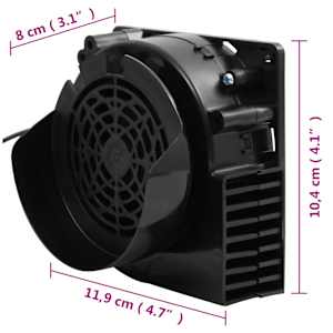 Světelný LED řetěz s 66 LED diodami a ventilátorem 660 cm - obrázek 8