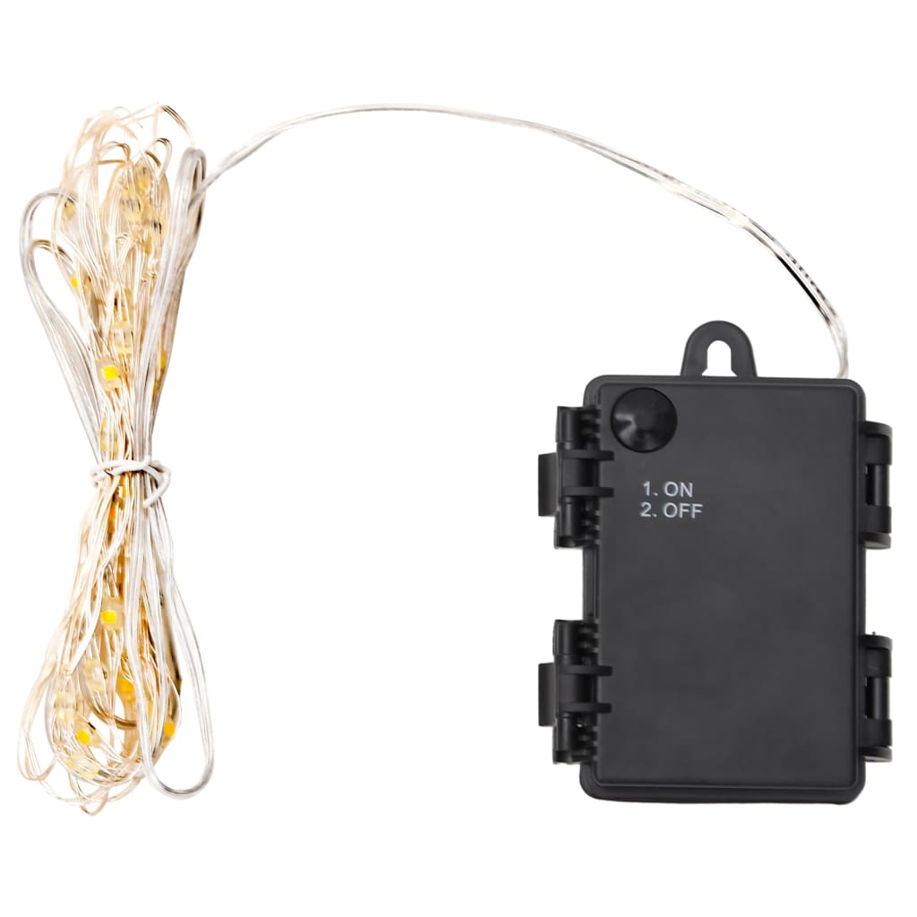 LED String Light Black and White Plastic 354 in long