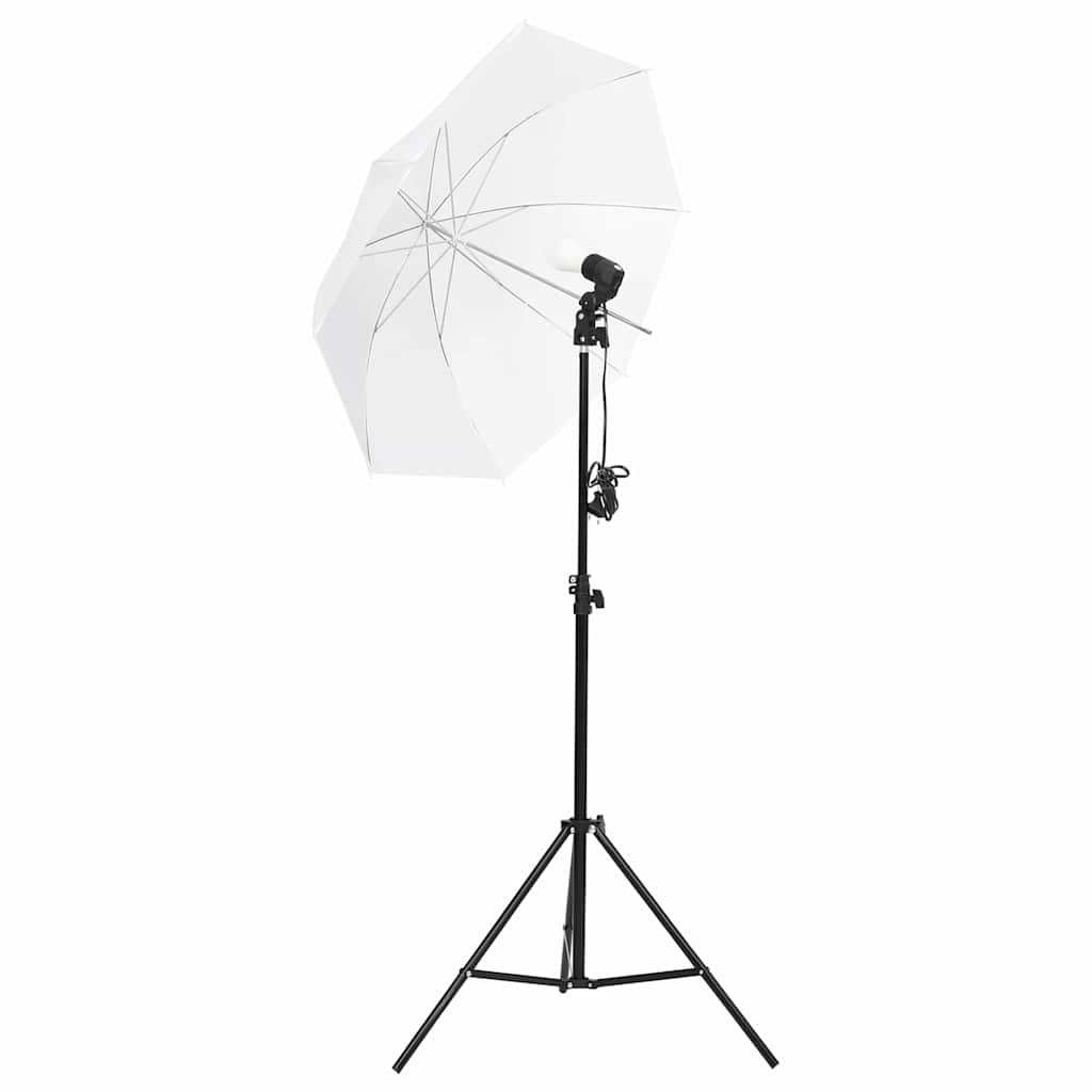 vidaXL - Fotostudioset - met - verlichtingsset - achtergrond - en - reflector
