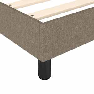 Box spring postel s matrací taupe 80x200 cm textil - obrázek 7