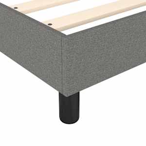 Box spring postel s matrací tmavě šedá 90x190 cm textil - obrázek 7