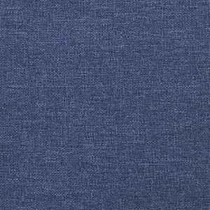 Box spring postel s matrací modrá 100 x 200 cm textil - obrázek 9