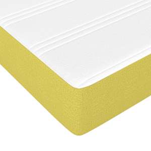Box spring postel s matrací zelená 140x190 cm textil - obrázek 8