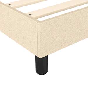 Box spring postel s matrací krémová 160x200 cm textil - obrázek 7