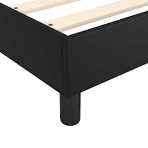 Box spring postel s matrací černá 90x200 cm umělá kůže - obrázek 7