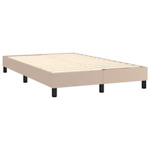 Box spring postel s matrací cappuccino 120x200 cm umělá kůže - obrázek 5