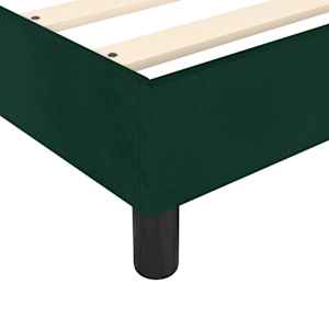 Box spring postel s matrací tmavě zelená 120 x 200 cm samet - obrázek 7