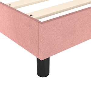 Box spring postel s matrací růžová 120 x 200 cm samet - obrázek 7