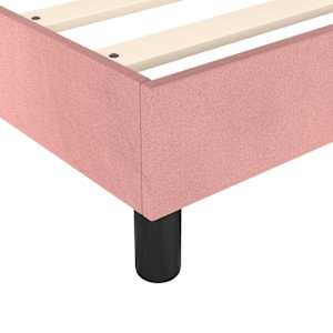Box spring postel s matrací růžová 160x200 cm samet - obrázek 7