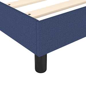 Box spring postel s matrací modrá 100 x 200 cm textil - obrázek 7