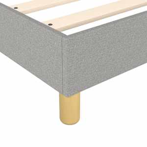 Box spring postel s matrací světle šedá 90x190 cm textil - obrázek 7