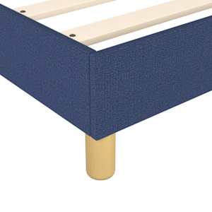 Box spring postel s matrací modrá 100 x 200 cm textil - obrázek 7