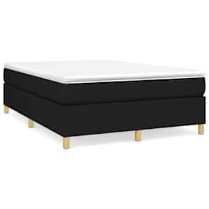 Box spring postel s matrací černá 140 x 190 cm textil - obrázek 2