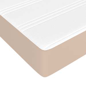 Box spring postel s matrací cappuccino 160x200 cm umělá kůže - obrázek 8