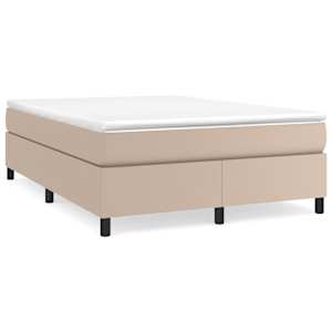 Box spring postel s matrací cappuccino 180 x 200 cm umělá kůže - obrázek 2
