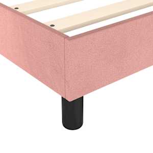Box spring postel s matrací růžová 90x190 cm samet - obrázek 7