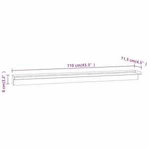 Obdélníková bazénová fontána nerezová ocel 110 cm - obrázek 6