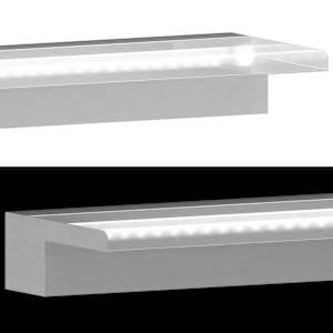 Vodopád bazénová fontána s LED nerezová ocel 110 cm - obrázek 3