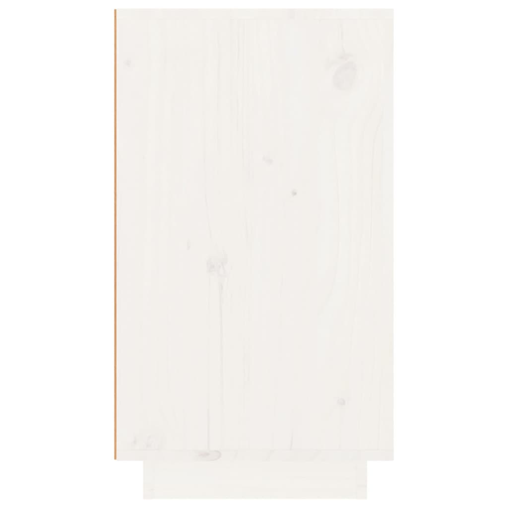 Weinregal Weiß 23x34x61 cm Massivholz Kiefer | Stepinfit.de