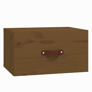 Nástěnné noční stolky 2 ks medově hnědé 40 x 29,5 x 22 cm - obrázek 5
