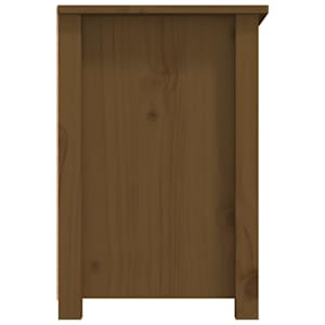 TV skříňka medově hnědá 79 x 35 x 52 cm masivní borové dřevo - obrázek 8