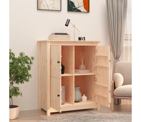 vidaXL Sideboard 83x41.5x100 cm Solid Wood Pine