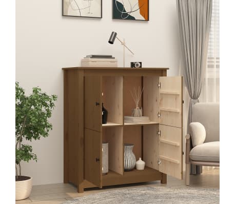 vidaXL Senkki hunajanruskea 83x41,5x100 cm t&auml;ysi m&auml;nty