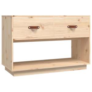 TV skříňka 90x40x60 cm masivní borové dřevo - obrázek 2