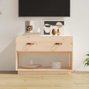TV skříňka 90x40x60 cm masivní borové dřevo - obrázek 1