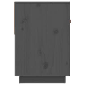 TV skříňka šedá 90 x 40 x 60 cm masivní borové dřevo - obrázek 7