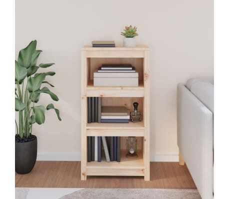 vidaXL Spintelė knygoms, 50x35x97cm, pu&scaron;ies medienos masyvas