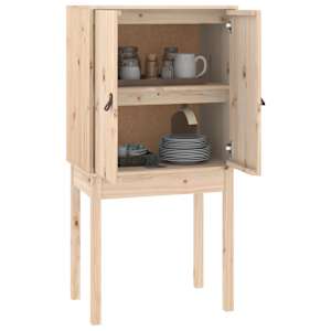 Skříň highboard 60x40x120 cm masivní borové dřevo - obrázek 4