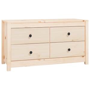 Odkládací skříňka 100x40x54 cm masivní borové dřevo - obrázek 2