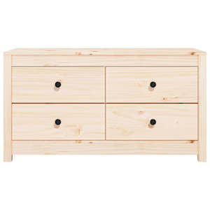 Odkládací skříňka 100x40x54 cm masivní borové dřevo - obrázek 4