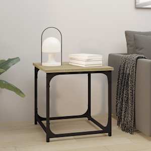 Stranska mizica sonoma hrast 40x40x40 cm inženirski les