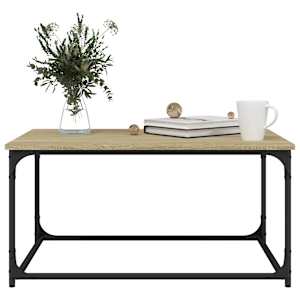 Konferenční stolek dub sonoma 80 x 50 x 40 cm kompozit a železo - obrázek 5
