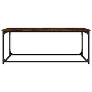 Konferenční stolek kouřový dub 102x50x40 cm kompozit a železo - obrázek 6