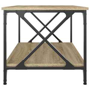 Konferenční stolek dub sonoma 80 x 50 x 45 cm kompozit a železo - obrázek 5