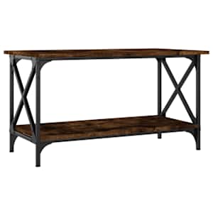Konferenční stolek kouřový dub 80x45x45 cm kompozit a železo - obrázek 2