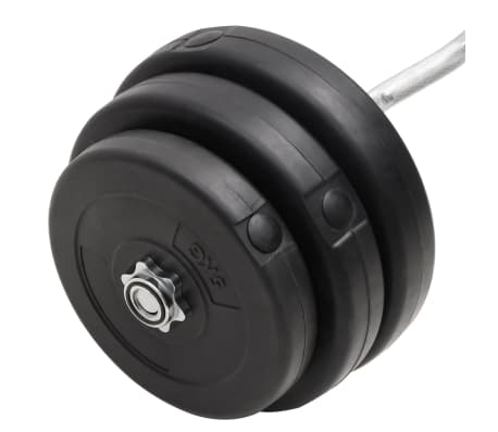 Signature Fitness Curlstange Mit Gewinde – Stabile Kurzhantel Für Bizeps & Trizeps (90 Kg Tragkraft)