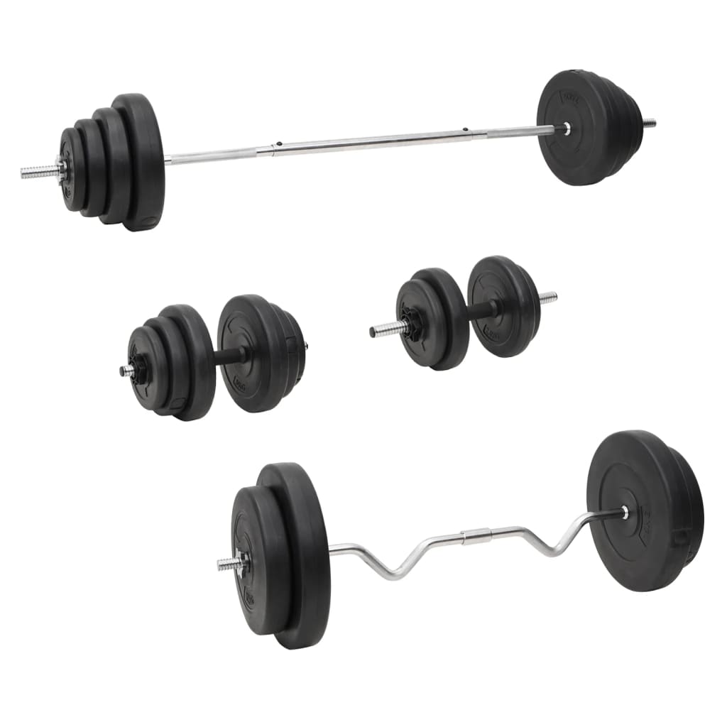 Kit Halteres Ajustáveis JJM 44lb - Conversível Em Barra Para Academia Em Casa